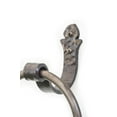 thumbnail image 6 of Hand Hammered Plate Wall Mounted Wrought Iron Towel Ring, 6 of 6