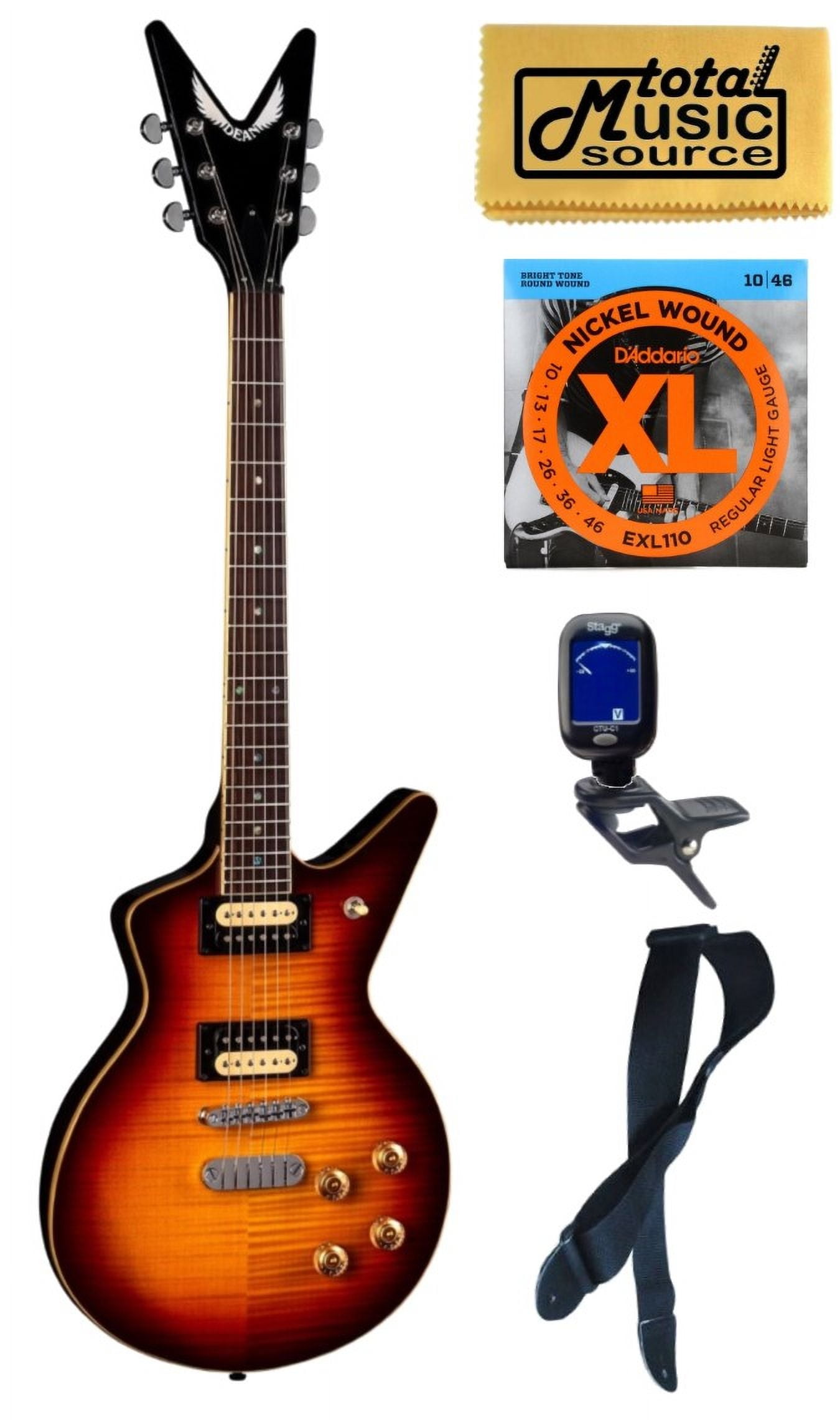 Dean Custom 450 Flame Top Electric Guitar w/ EMG Pickups