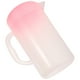 thumbnail image 5 of Contenedor de almacenamiento de bebidas de gran capacidad jarra resistente al calor jarra de plástico jugo de plástico tetera de tetera para el hogar con tapa (rosa), 5 of 6