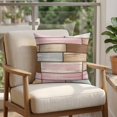 thumbnail image 4 of Pillow Covers 18x18 Set of 2, Pink Brown Vintage Square Throw Pillow Covers for Couch/Sofa/Living Room, Retro Farmhouse Elegant Pastoral Decorative Soft Pillowcases for Couch Throw Pillows, 4 of 9