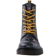 thumbnail image 4 of GLOBALWIN Women's Lace-up Ankle Bootie Military Combat Boots Grey Floral Print Size 6.5M, 4 of 7
