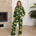 thumbnail image 4 of Xixirimido Shamrock Stripes Print Womens Sweatsuits 2 Piece Lounge Sets Fall Fashion Outfit Long Sleeve Sweatshirt Wide Leg Sweatpants for St. Patrick’s Day Tracksuit Sets, X-Large, 4 of 7