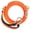 Orange, variant on Furggis 10ft Dog Leash Chew Proof, Tie Out Cable for Dogs Heavy Duty with Comfortable Padded Handle for Dogs Up to 125lbs, Orange