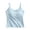 Blue, variant on Fanxing Crop Tank Top for Women Basic Solid Spaghetti Strap Camisole Cotton Sleeveless Bralette Black,M