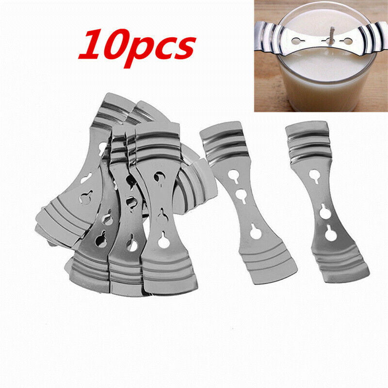 Metal Candle Wicks Centering Device Hole Clips Making Supplies Party LA 