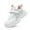 White, variant on lnmuld Kids Sneakers Girls Light Up Running Shoes Breathable Mesh Athletic Sneakers Comfortable Non Casual Sports Footwear for Kids Girl Sneakers Size:7-8 Years