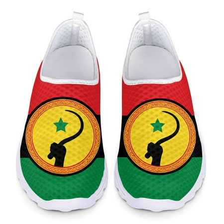 

Funny Flag of the Oromo People Print Mesh Shoes Romany Roma Travellers Women s Flats Shoes Slip On Casual Sneakers