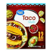 Great Value Taco Shells, 4.6 oz, 12 Count