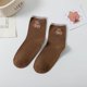 thumbnail image 1 of Calcetines de oso para niñas, calcetines japoneses bonitos de moda para primavera y verano, calcetines de algodón, calcetines blancos finos de verano coreanos, 1 of 5