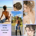 thumbnail image 6 of Messy Bun Hair Piece for Women Elastic Drawstring Curly Bun Loose Wave Bun Hair Pieces Fake Messy Hair Bun Extensions for Women Daily Use (Dark Brown), 6 of 6