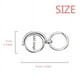 Black Vector patron ojo decoracion Rotating keychain Metal Keyring ...