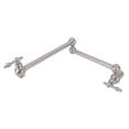 thumbnail image 1 of Stretchable Swing Arm Sink Faucet, G1/2 Male Thread Size Swing Arm Kitchen Faucet  For Home Brushed, 1 of 8