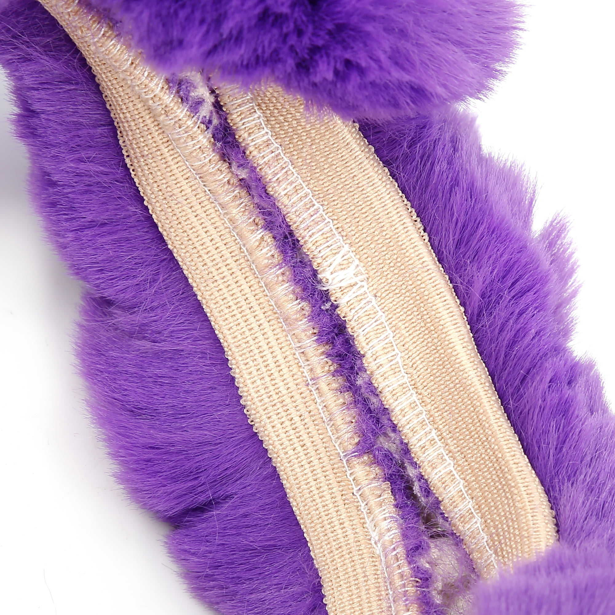 Unique Bargains Car Steering Wheel Cover Handbrake Cover Gear Shift Cover Set Purple