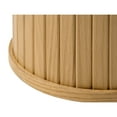 thumbnail image 5 of Unique Furniture Modern 20" Round Pedestal End Table in Natural Oak, 5 of 5
