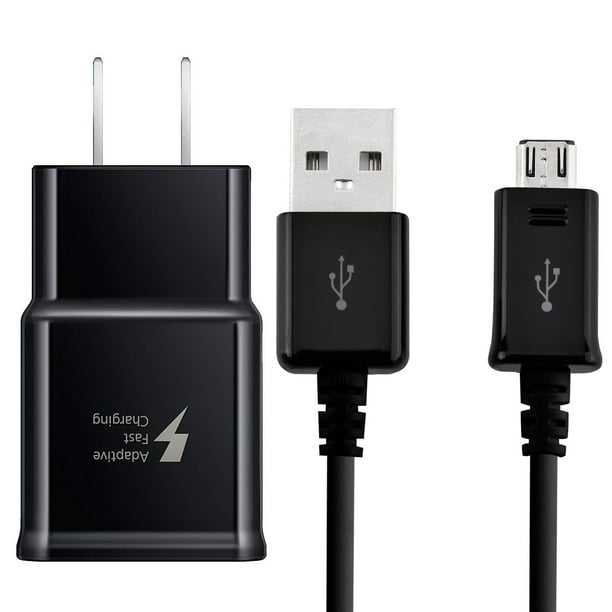 Samsung Galaxy S7, S7 Edge, S6, S6+, S6 Edge+ Adaptive Fast Charger Micro USB 2.0 Cable Kit Fast