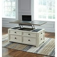 thumbnail image 3 of Ashley Furniture Bolanburg Engineered Wood Lift-Top Cocktail Table in Two-Tone, 3 of 5
