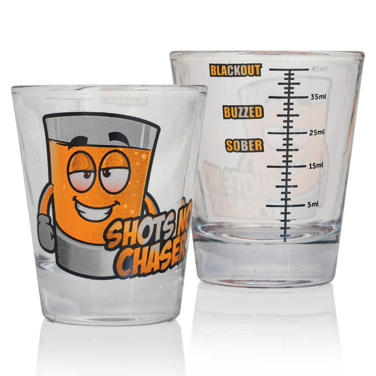Shots No Chaser 6-Pack of Shot Glasses, Size: One Size