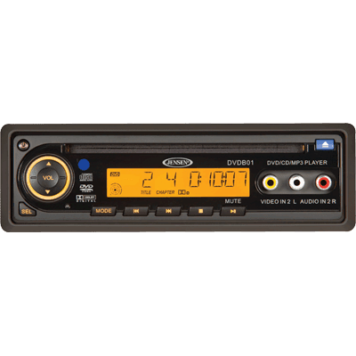 Jensen DV354 DVD Player, DVDB01 12V Compact