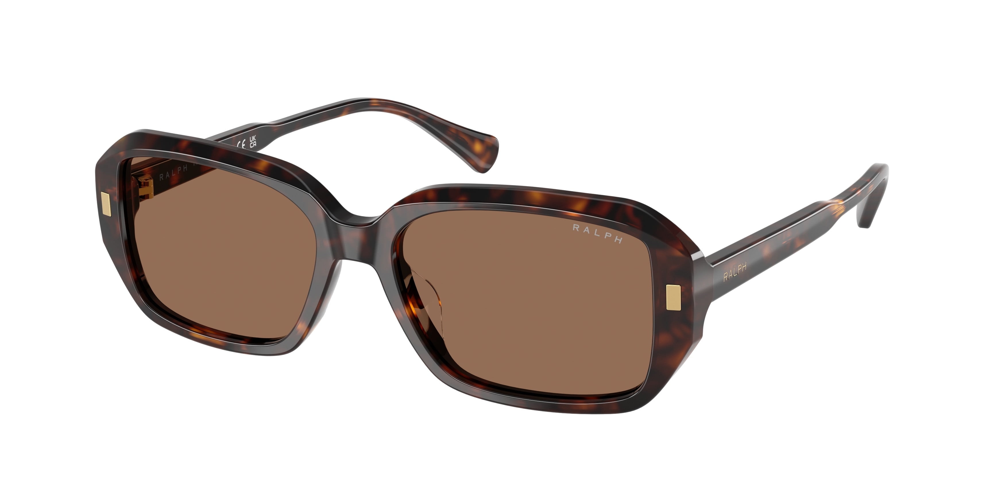 Ralph Lauren RA 5319U Plastic Womens Square Sunglasses Shiny 