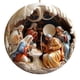 thumbnail image 4 of Descuentos Especiales, Colgante de bendición de nacimiento con visión estereoscópica navideña con efecto 3D de 2024, adornos colgantes de acrílico para coche Akmoler, 4 of 8