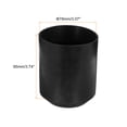 thumbnail image 2 of Uxcell 5Pcs Heat Shrink End Cap 78mm ID x 95mm L 2:1 Ratio Heat Shrink Tube Cap Black, 2 of 5