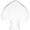 thumbnail image 3 of Hydroponic Flower Vase Transparent Glass Plant Planter Heart Shape Flower Vase, 3 of 9