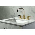 thumbnail image 2 of Fauceture FSC8963NDL NuvoFusion Widespread Bathroom Faucet, Brushed Brass, 2 of 5