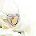 thumbnail image 4 of Anavia Floating Drop Heart Cremation Jewelry for Ashes Memorial Necklace Ash Urn Keepsake-[Silver - Gold], 4 of 6