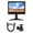 Black - UK Plug[cite: 1], variant on Riousery 7 inches / 17.78 cm Multifunction Display Monitor 1080p LED Screen with HDMI VGA AV Input Stand EU Plug Black[cite: 1]