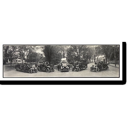 Historic Print, MA Lexington Fire Dept 1921, 18" x 24"