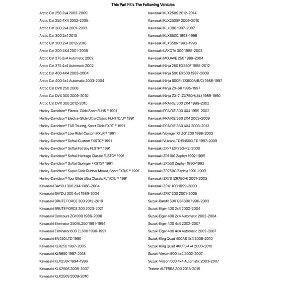 Tusk Float Bowl Gasket