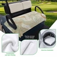 thumbnail image 5 of Golf Cart Seat Covers for 2 Seater,Sage Green Marble Microfiber Cart Seat Towel Blanket,Contemporary Abstract Fluid Art Absorbent Breathable Non Slip Bench Seats Protector for Golf Course 51"x31", 5 of 9