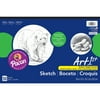 Art1st Sketch Pad, Lightweight Paper, 18" x 12", 50 Sheets