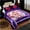 Purple, variant on NC Fleece Sherpa Bed Blanket King, Warm Thick Plush Borrego Blanket,3-Piece 79"x91",7.5lb