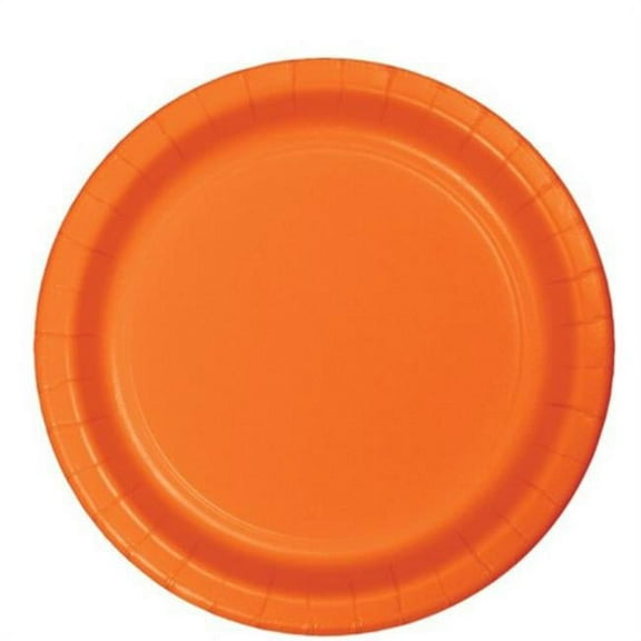 Hoffmaster Group 47191B 9 in. Dinner Plate, Orange - 24 per Case - Case of 10