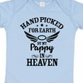 thumbnail image 4 of Inktastic Handpicked for Earth by My Pappy in Heaven with Angel Wings Boys or Girls Baby Bodysuit, 4 of 5