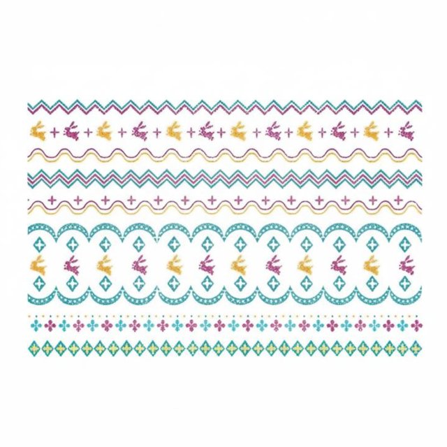 Abbraccia Tatuajes temporales de Pascua, óvalo radiante y conejo, impermeables, fiesta, DIY, diseños aleatorios