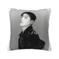 thumbnail image 1 of Fundas de almohada de terciopelo ATEEZ, fundas de almohada decorativas suaves y acogedoras con cremallera oculta para dormitorio, sofá, sillón, funda de almohada de terciopelo, 1 of 8