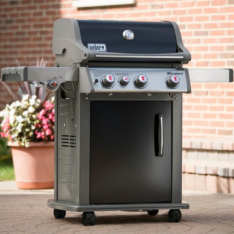 Weber Spirit E-330 BBQグリル Weber Spirit E-330 BBQ Gas Grill with Sear Station, Side