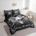 thumbnail image 3 of Castle Fairy Teens Gothic Skull Bedding Comforter Set,Vintage Rose King Bedding Sets, 3 of 8