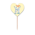 thumbnail image 1 of Conquer Disease Triumph Over Illness Toothpick Flags Heart Lable Cupcake Picks, 1 of 3