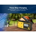 thumbnail image 6 of Emerson ER-7051 Emergency AM/FM Radio with Weather Band, Power Bank, and LED Emergency Light, Yellow, 6 of 12
