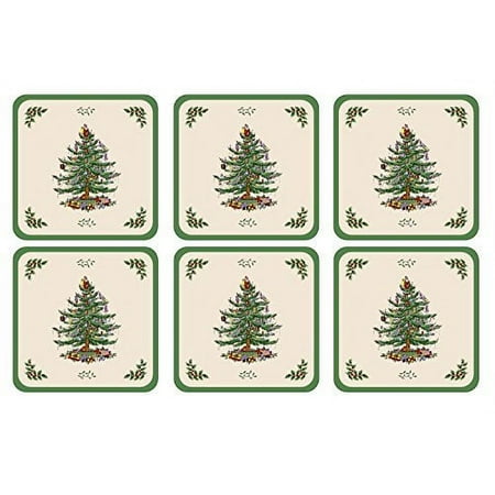 

Spode Christmas Tree Hardback Coasters Set of 6