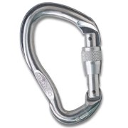 Omega Pacific Five-O Locking Gate Carabiner - Bright
