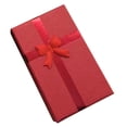 thumbnail image 2 of Caja de regalo de joyería, Joyero de cartón con lazo, Caja de anillo de lujo, Caja de regalo pequeña para presentación, Boda, Cumpleaños, Navidad, 2 of 9