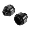 thumbnail image 1 of Protector de caída de marco de motocicleta de aleación de aluminio y fibra de carbono de 14mm, 48mm, 46mm, negro, 2 Pcs, 1 of 7
