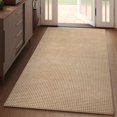 thumbnail image 1 of Alfombra YDKGL Boho tejida, lavable, 90 x 150 cm, color marrón, 1 of 8
