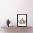 thumbnail image 2 of Artery8 Noritake Factory Vintage Sugar Bowl Poppy Design Framed Wall Art Print Home Décor A4, 2 of 4