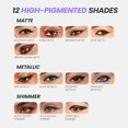thumbnail image 1 of Wonderskin Crayon Eyeliner, 1440 Longue Tenue Crayon Eyeliner Marron, 2 Pack - Imperméable, Taille-Crayon & Anti-Bavure, 1 of 5