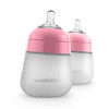 Nanobebe Flexy Silicone Bottles, 2 Pack, Pink, 9oz